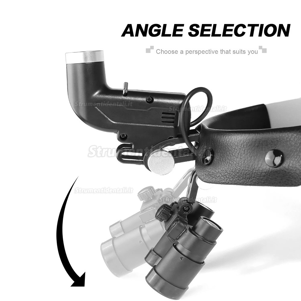 occhiali ingrandenti dentista YUYO DY-Kit 4.0X/5.0X/6.0X/8.0X-R + 5W LED luce per occhiali ingrandenti