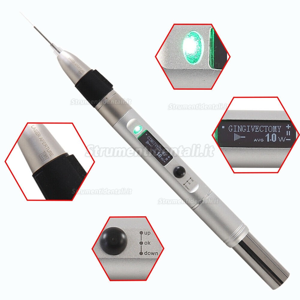Penna laser a diodi in odontoiatria 400μm per Odontoiatri e Dentisti 