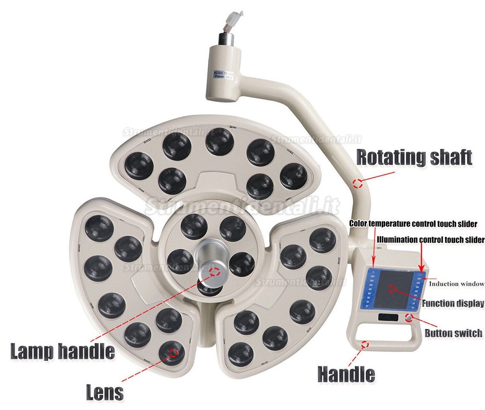 KY KY-P138 38W lampada riunito odontoiatrico, lampada dentista 22mm