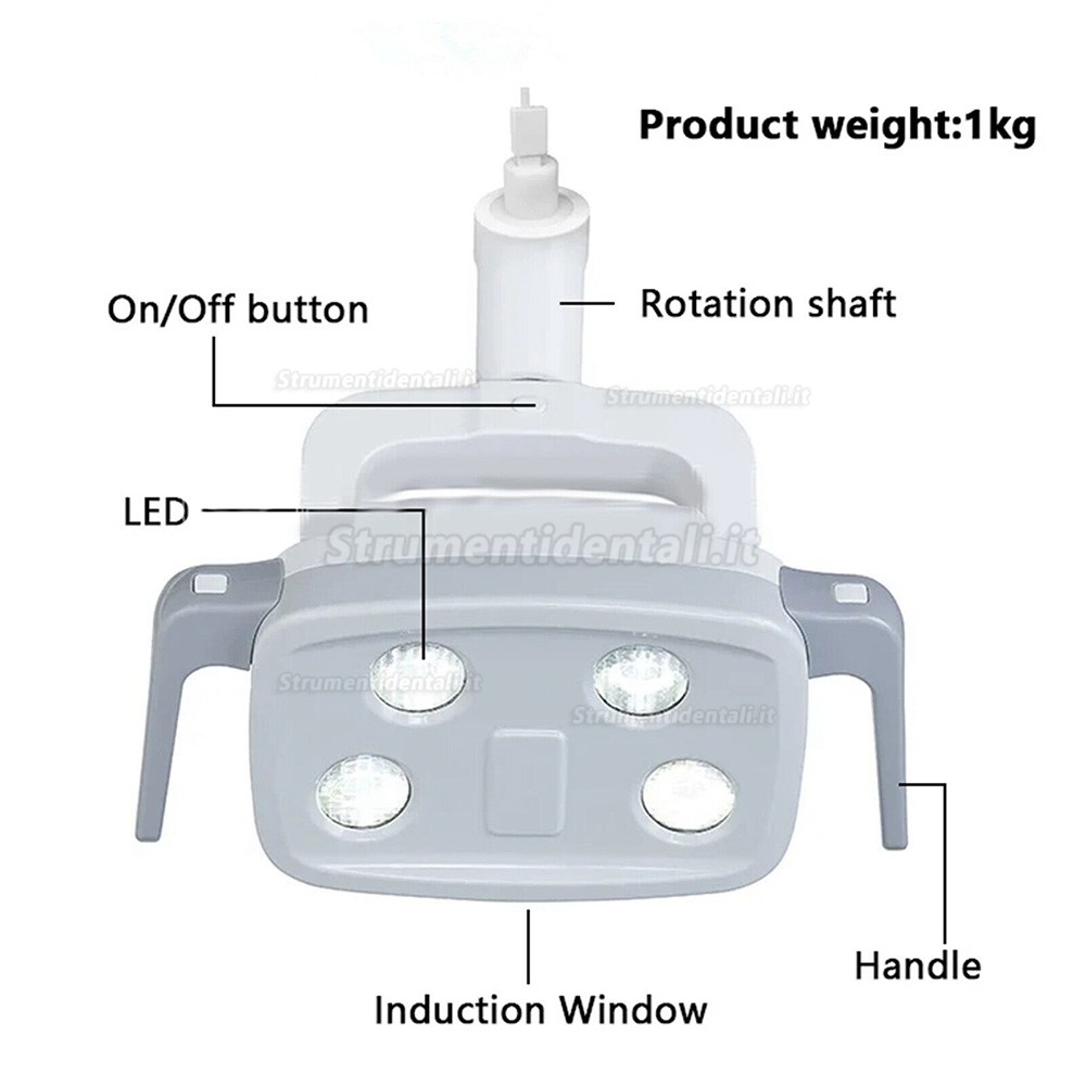 KY KY-P152 Lampada led per riunito odontoiatrico con interruttore a sensore (22mm 4 LED)