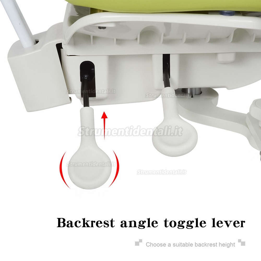 QIYUAN QY-MDS-E3 Sgabello operatore per microscopio dentale, sedia ergonomico per dentista