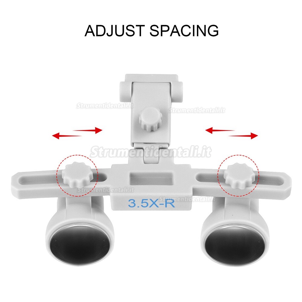 Occhialini ingrandenti per dentisti YOYU DY-116 3.5X-R con cornice presbiopia