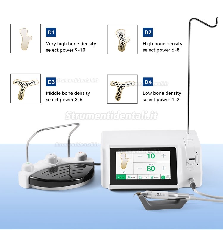 Yahope Bone Surg Unità di chirurgia ossea piezoelettrica Motore per chirurgia ossea implantare